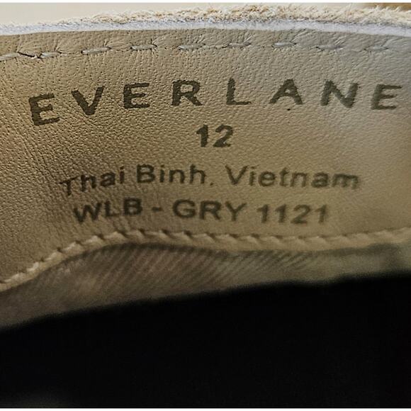 EVERLANE Men 12 Shoes Desert Tan Pebble Suede Leather Comfort Loafer Laces NEW - Picture 4 of 9